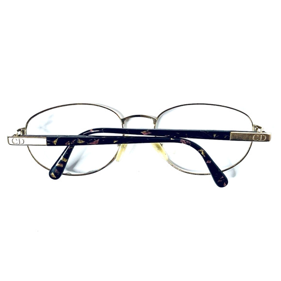 VTG Christian Dior Gold Oval Glasses